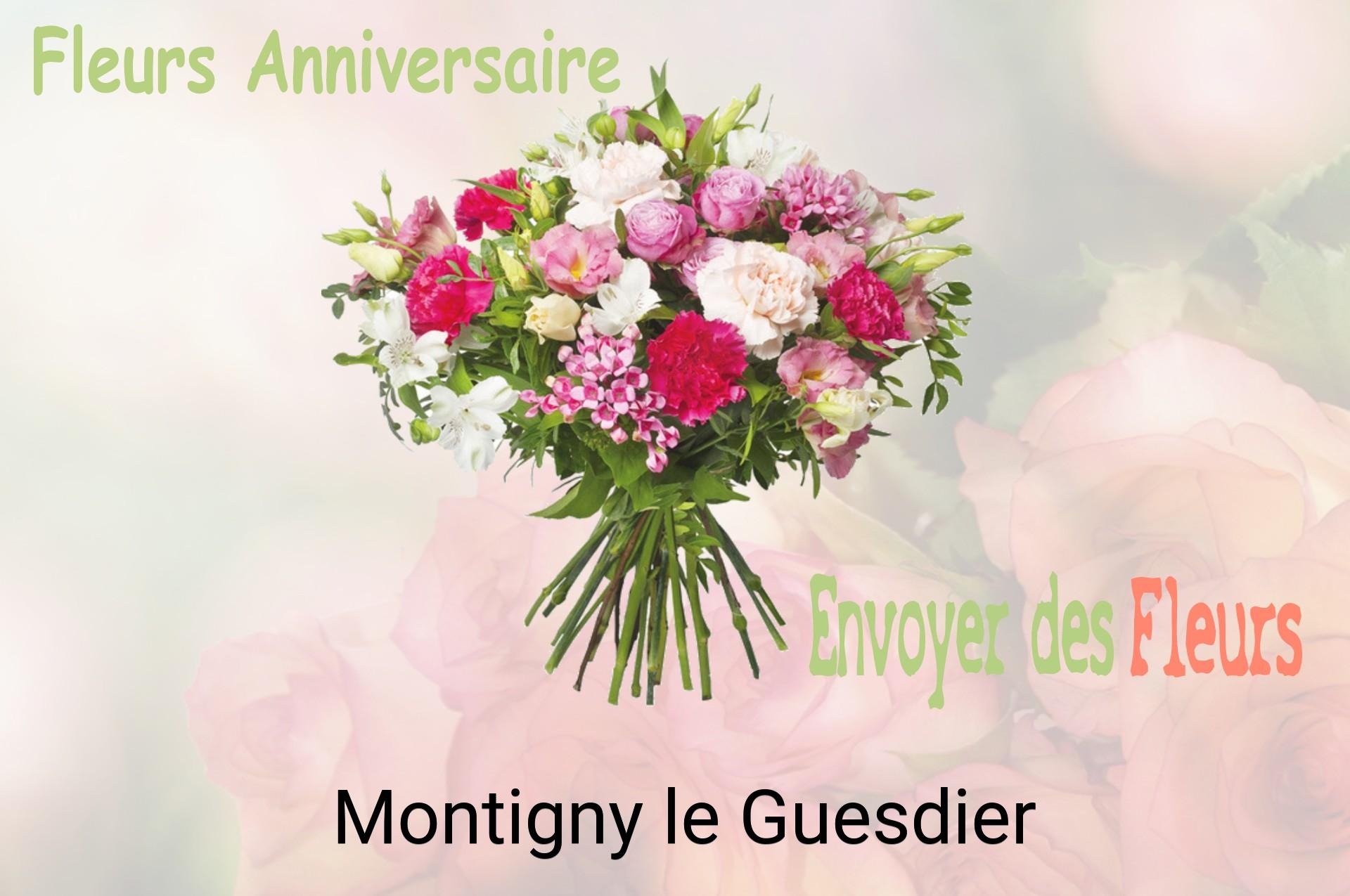 Bouquet de fleurs d’anniversaire livré à Montigny-le-Guesdier