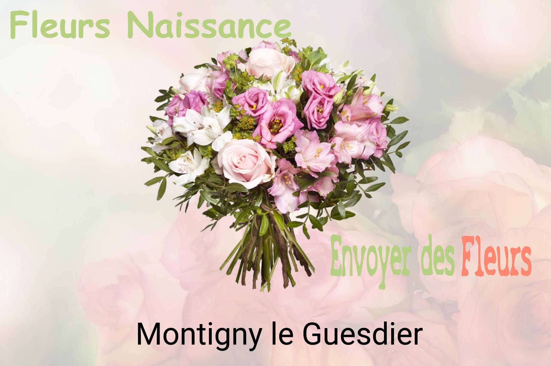 Bouquet de fleurs de naissance livré à Montigny-le-Guesdier