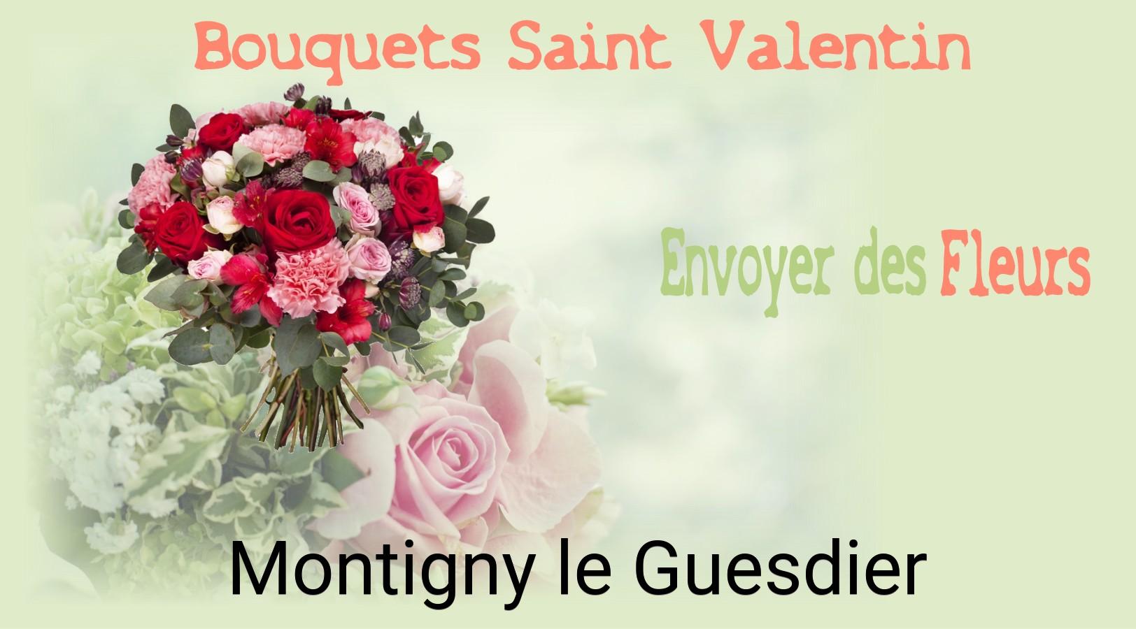Roses de Saint-Valentin livrées à Montigny-le-Guesdier